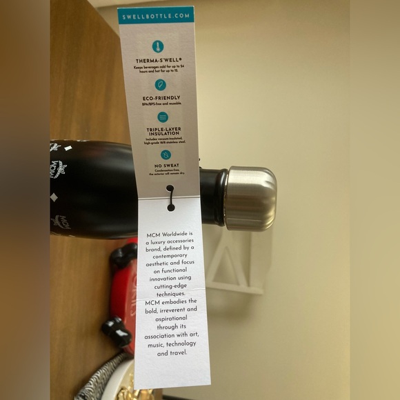 NWT MCM✖️S’WELL LOGO BOTTLE - Picture 8 of 9